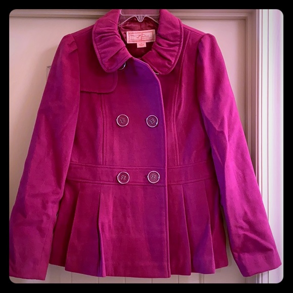 Jackets & Blazers - Pink coat. NWOT! Size M